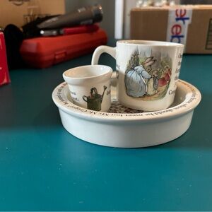 Wedgwood Peter Rabbit 3-piece lot set from Wedgwood